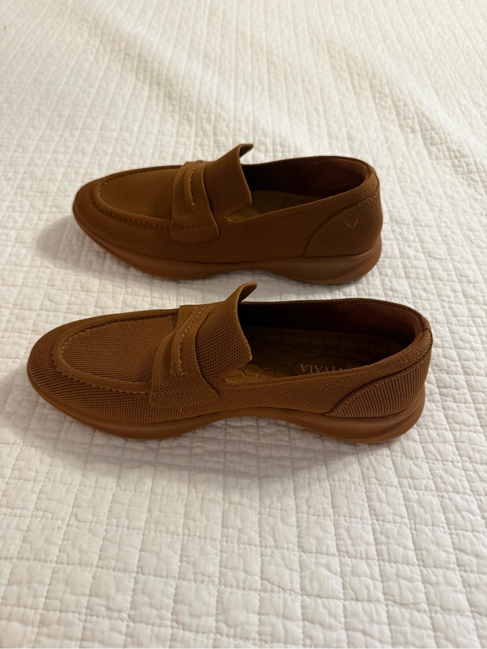 Women's Vivaia Ivana’s Walker Pro Knit Penny Loafers in Brown - Like New - Picture 4 of 8
